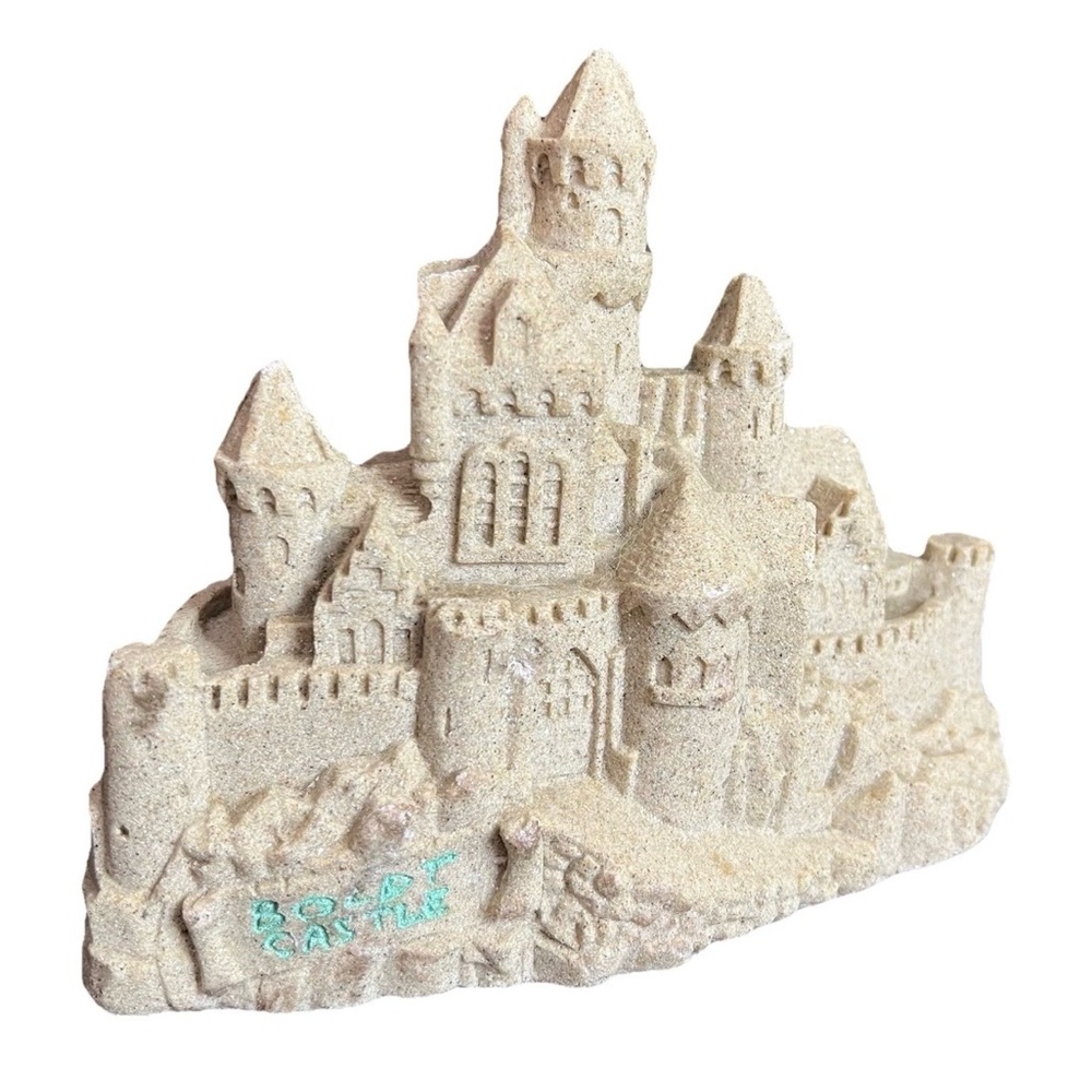 RARE Vtg 2000 Mr.Sandman Sand Castle Sculpture Boldt Castle - Picture 3 of 7